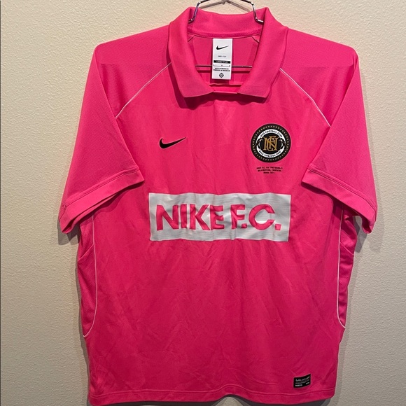 Nike Tops - Nike F.C. Vibrant Hot Pink Jersey